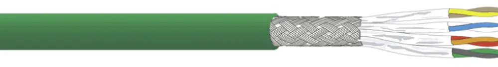 Cavo informatica Dätwyler CU 7702 4P flex S/FTP, cat.7 LSZH Dca 1000m verde 