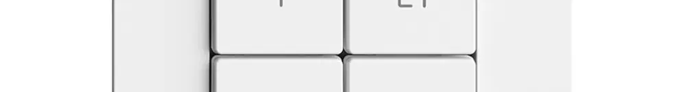 Comando per dimmer 1c scena/4t Edue Wiser bianco 