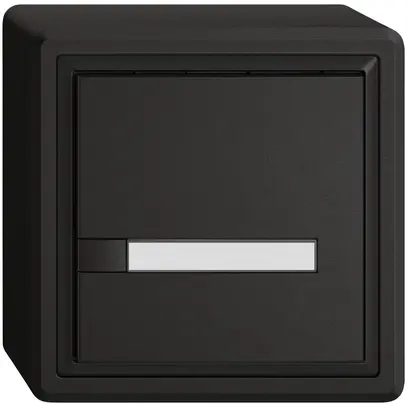 AP-Universaltaster EDIZIO.liv UNI SNAPFIX® o.LED 1× 1-Tbed.Pap.sz 