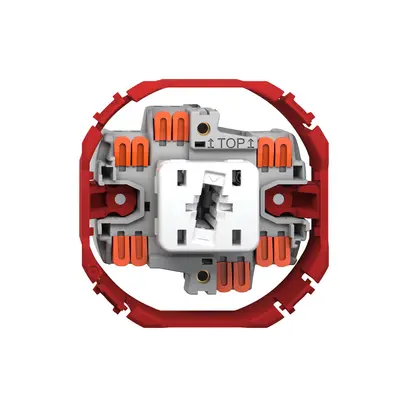 Interrupteur à poussoir Feller SNAPFIX® permutateur 6/1L 