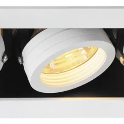 Downlight INS SLV KADUX, 3×GU10 50W IP20 bianco opaco 