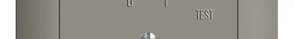 Kit frontal EDIZIOdue gris foncé 88×88mm T12 FI 