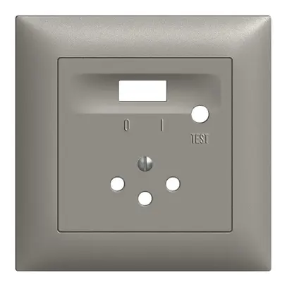Kit frontal EDIZIOdue gris foncé 88×88mm T12 FI 
