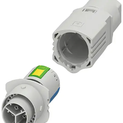 Connettore ad innesto PX IPD P 3P2,5 M GY 2+PE 20A/500V Ø6…9/8…13mm grigio chia. 