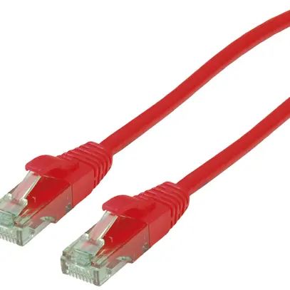 Cavo patch RJ45 ROLINE RM cat.6A U/UTP AWG26 TPE rosso 3m 