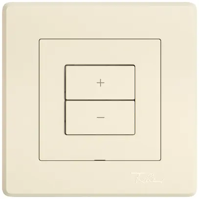 Station secondaire variateur ENC EDIZIO.liv Wiser SNAPFIX® 2 touches WLAN cr 