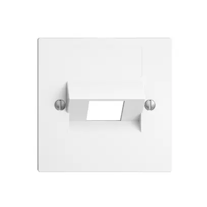 Placca frontale 1×RJ45 ITplus EDIZIOdue bianco 