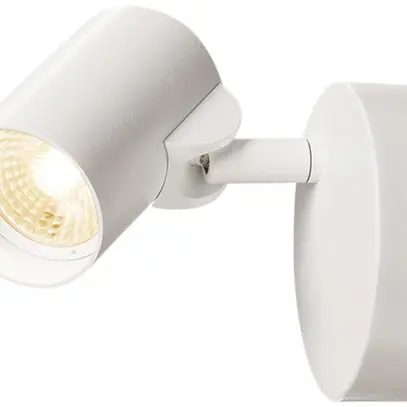 Plafonnier/Applique LED SLV HELIA, 11W 3000K 620lm 35° IP20 blanc 
