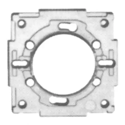 Plaque de fixation INC Hager 1/52mm blanc 