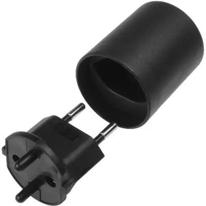 Fiche d'adaptation T11/Schuko 2p noir 