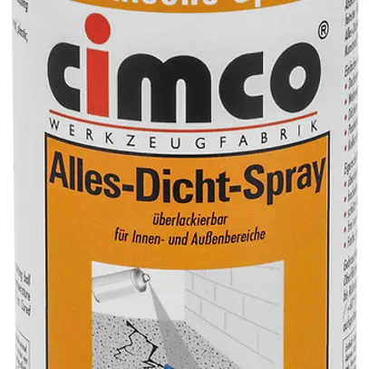 Spray d'étanchéité universel CIMCO 400ml noir 
