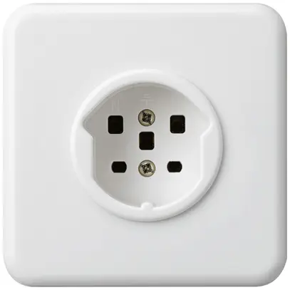 Prise ENC basico T25 BMI blanc 