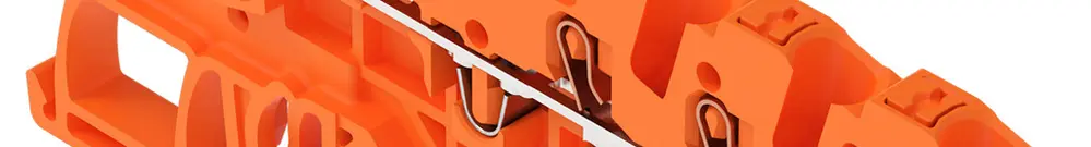 Durchgangs-Reihenklemme WAGO TOPJOB S 1.5mm² 24A Push-in 5×1 TH35 orange 