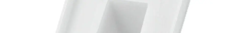 Piedino in gomma Siedle Video sistema bus da tavolo materiale sintetico bianco 