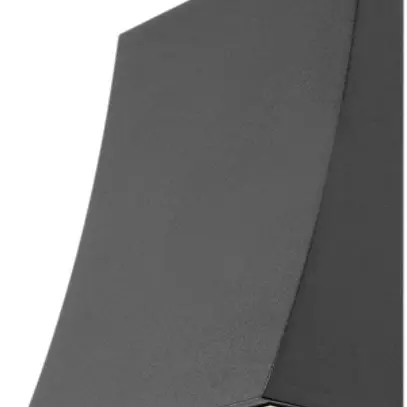 Lampada a muro LED DELWA WIDE 10W 910lm 3000K 100° IP44 nero 