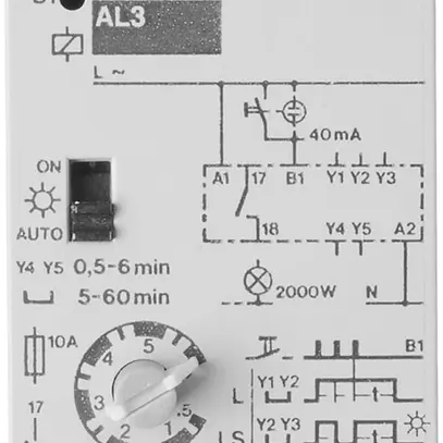 Timer AMD ComatReleco AL3, 220…240VAC 