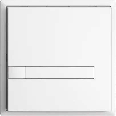Pulsante INC KNX 1×EDIZIOdue bianco RGB senza LED con inserto carta 