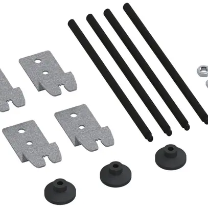 Kit de nivellement Hager longueur 195mm pour cassette nivelable et ext.hauteur 