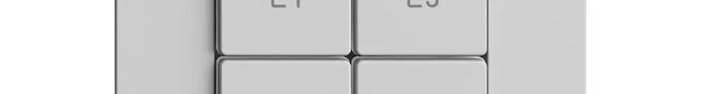 Comando per pulsante scena 4 scene/4T WLAN Edue Wiser grigio chiaro 