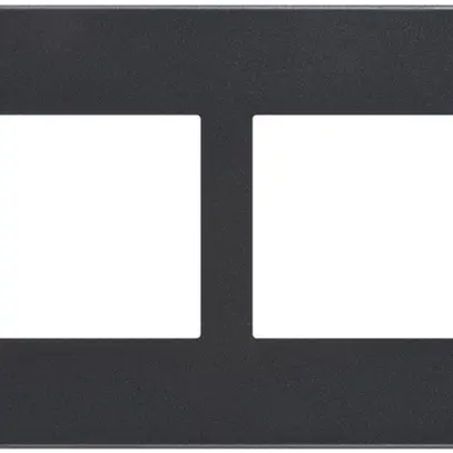 En-tête ENC Legrand Arteor 1×2, horizontal, gris graphite 