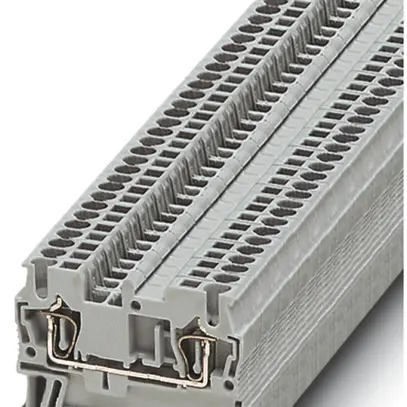 Borne 0.08…1.5mm² connexion à ressort gris 