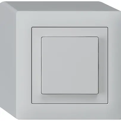 Interrupteur à poussoir AP kallysto 3/2L gris clair 