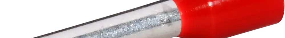 Embout de câble type A isolé 1.5mm²/10mm rouge 