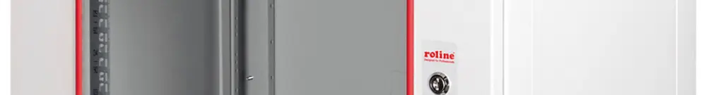Coffret mural 19" ROLINE Basic Plus 600×512×450mm 9UH 1×porte acier gris 