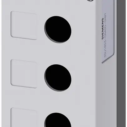 Scatola Siemens SIRIUS ACT, 3-volte, fossa per targhetta, metallo grigio 