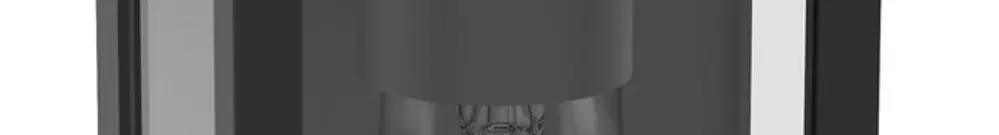 Wandleuchte Philips Mirth E27 1×25W IP44 240×140×100mm schwarz 