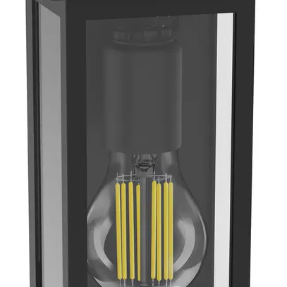 Wandleuchte Philips Mirth E27 1×25W IP44 240×140×100mm schwarz 