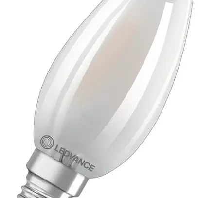 Lampada LED LEDVANCE CLAS B E14 4W 470lm 2700K Ø35×100mm B10.5 opaco 