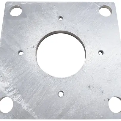 Piastra di montaggio SG Ørsta 200×200×8mm acciaio zinco 
