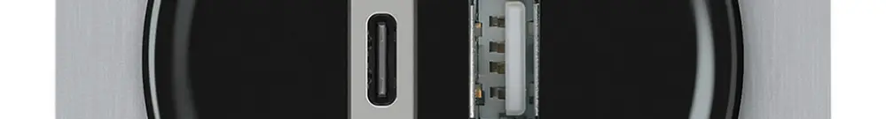 Presa di carica USB INC origin 1×USB-A 1×USB-C 3000mA 5V nero 