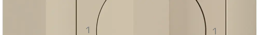 Interruttore rotativo AP kallysto 3/1L beige con manopola 