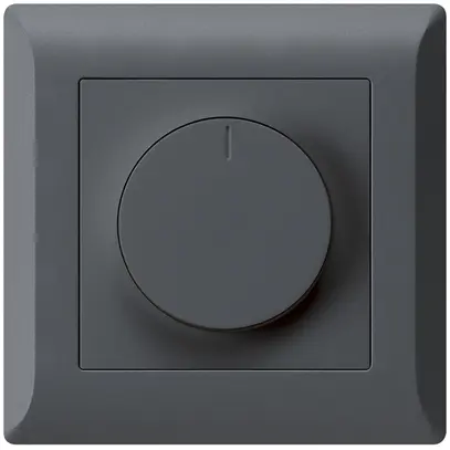 Variateur rotatif station secondaire ENC Hager kallysto.line anthracite 