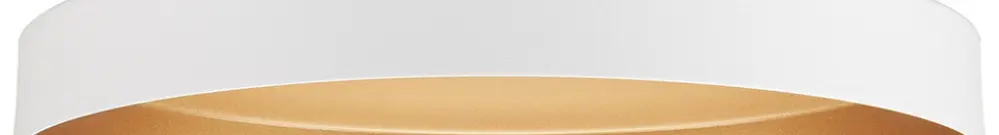 Paralume SLV LALU TETRA acciaio Ø240×67mm bianco oro a tinta unita 