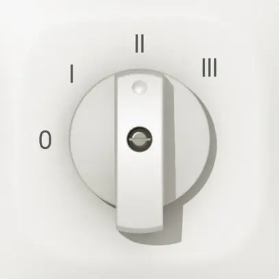 Interrupteur rotatif ENC SIDUS E 5/1L blanc 