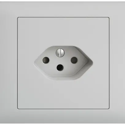 Presa INS EDIZIOdue BKE T13 grigio chiaro 