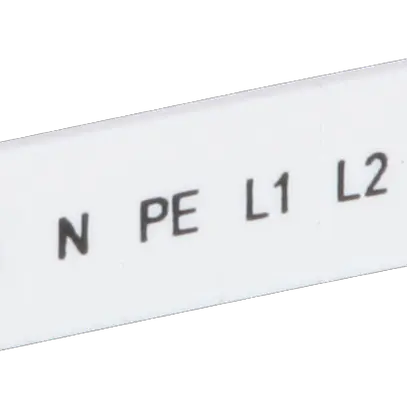 Nastro Zack ZB L1, L2, L3.N.PE bianco siglatura longit., 5mm 