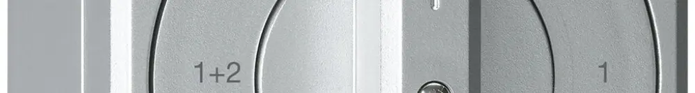 Interrupteur rotatif AP robusto IP55 schéma 1/1P aluminium 