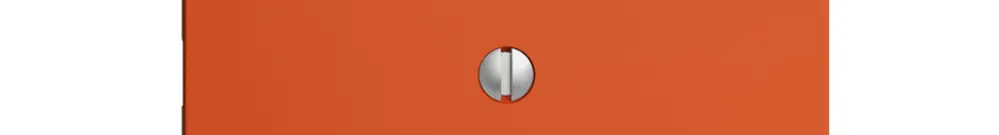 Frontplatte EDIZIOdue 2×T12 orange 
