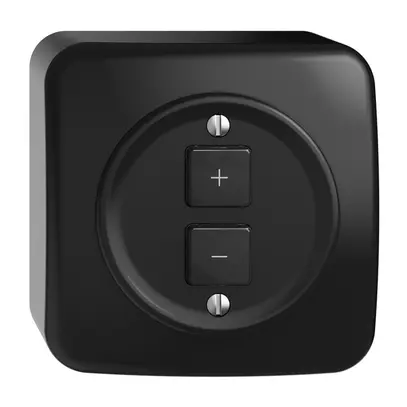Variateur Uni-LED AP 1K/2T Sdue Wiser noir 
