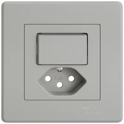Kit de montage ENC EDIZIO.liv SNAPFIX® p.combi.T13 a.1 bouton a.lentille lat.grc 
