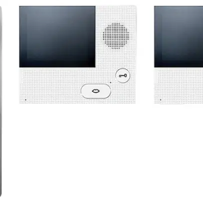 Kit audio AP Siedle, système bus Basic, 2 touches d'appel, blanc 