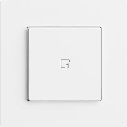 Szenentaster 1 Szene/1T WLAN Edue Wiser weiss 