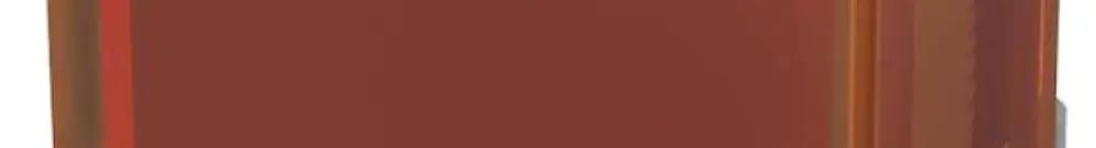 Cofano pressione EAO31 15×21mm traslucido, arancione 