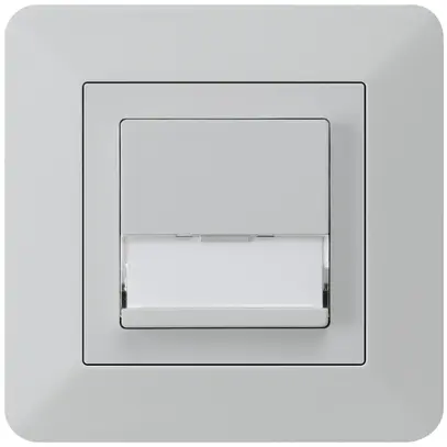 Tasto di suoneria INC A/1L kallysto.trend grigio chiaro porta-etichetta 37×15mm 