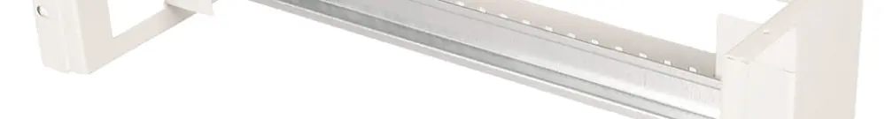 Insert 19“ avec rail de support ROLINE 485×130×150mm gris barre de montage 