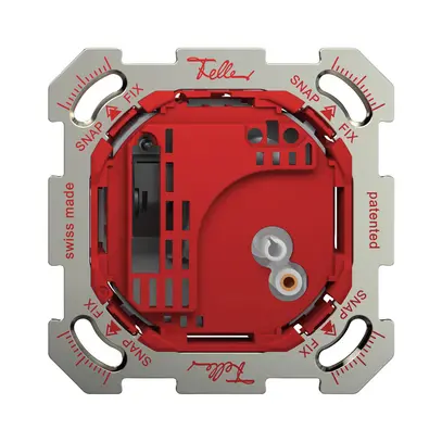 Termostato ambiente INC Feller SNAPFIX® con interruttore 230VAC 50Hz 